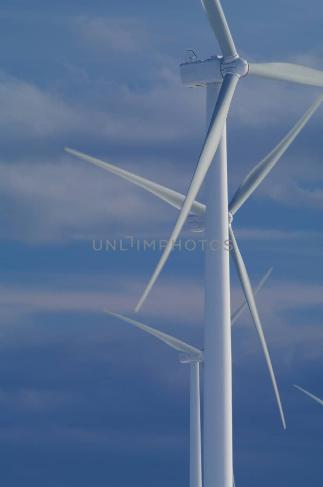 Three wind turbines by edcorey
