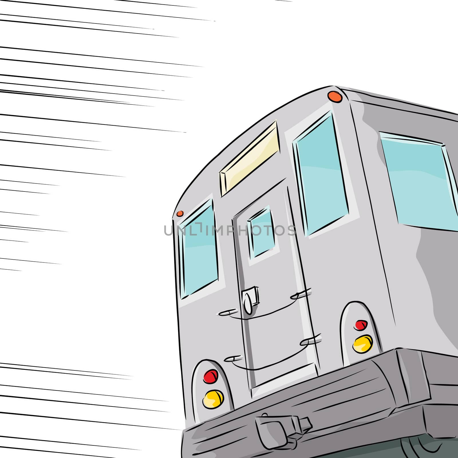 Fast Subway Train by TheBlackRhino