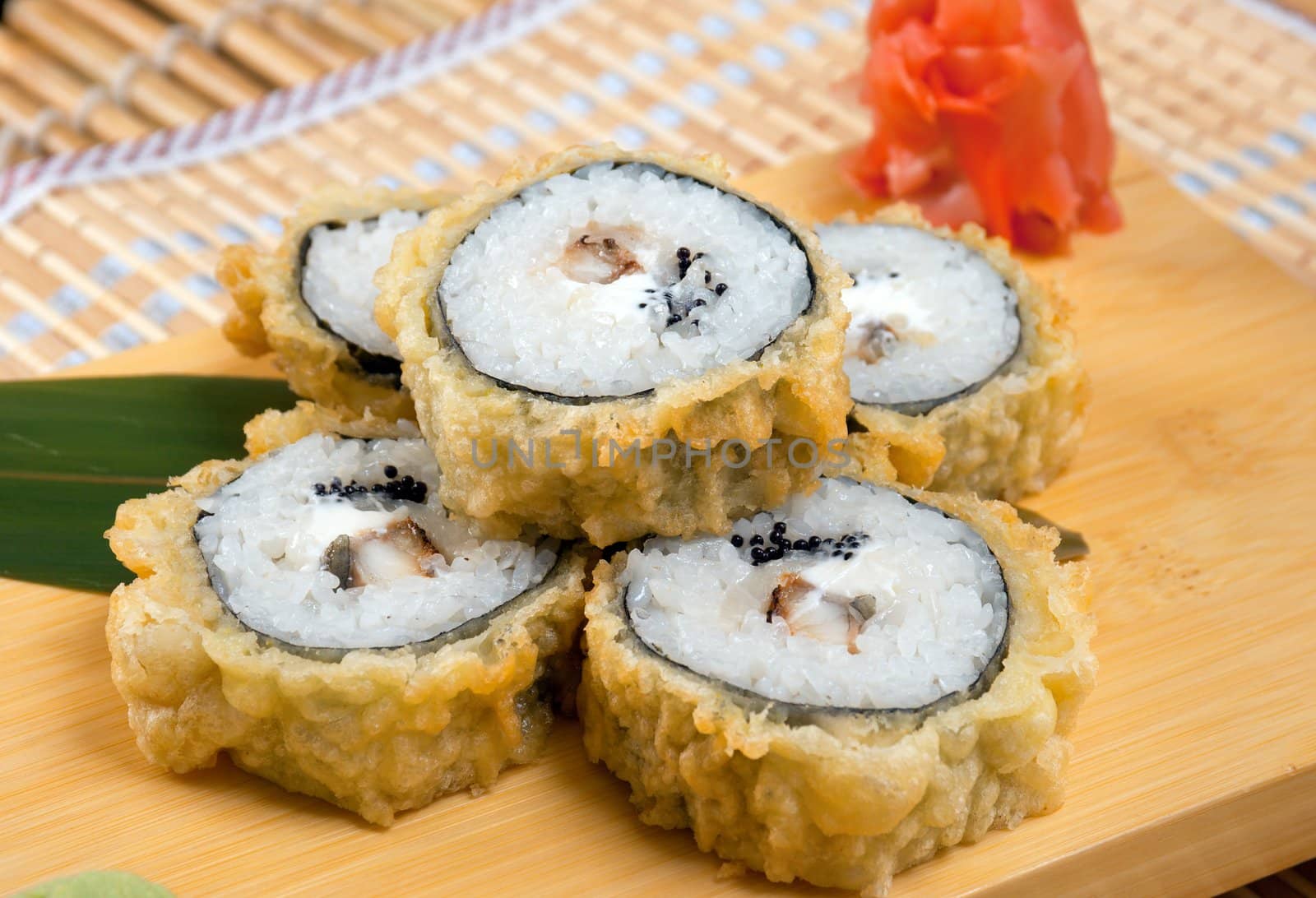 Japanese sushi . traditional japanese food