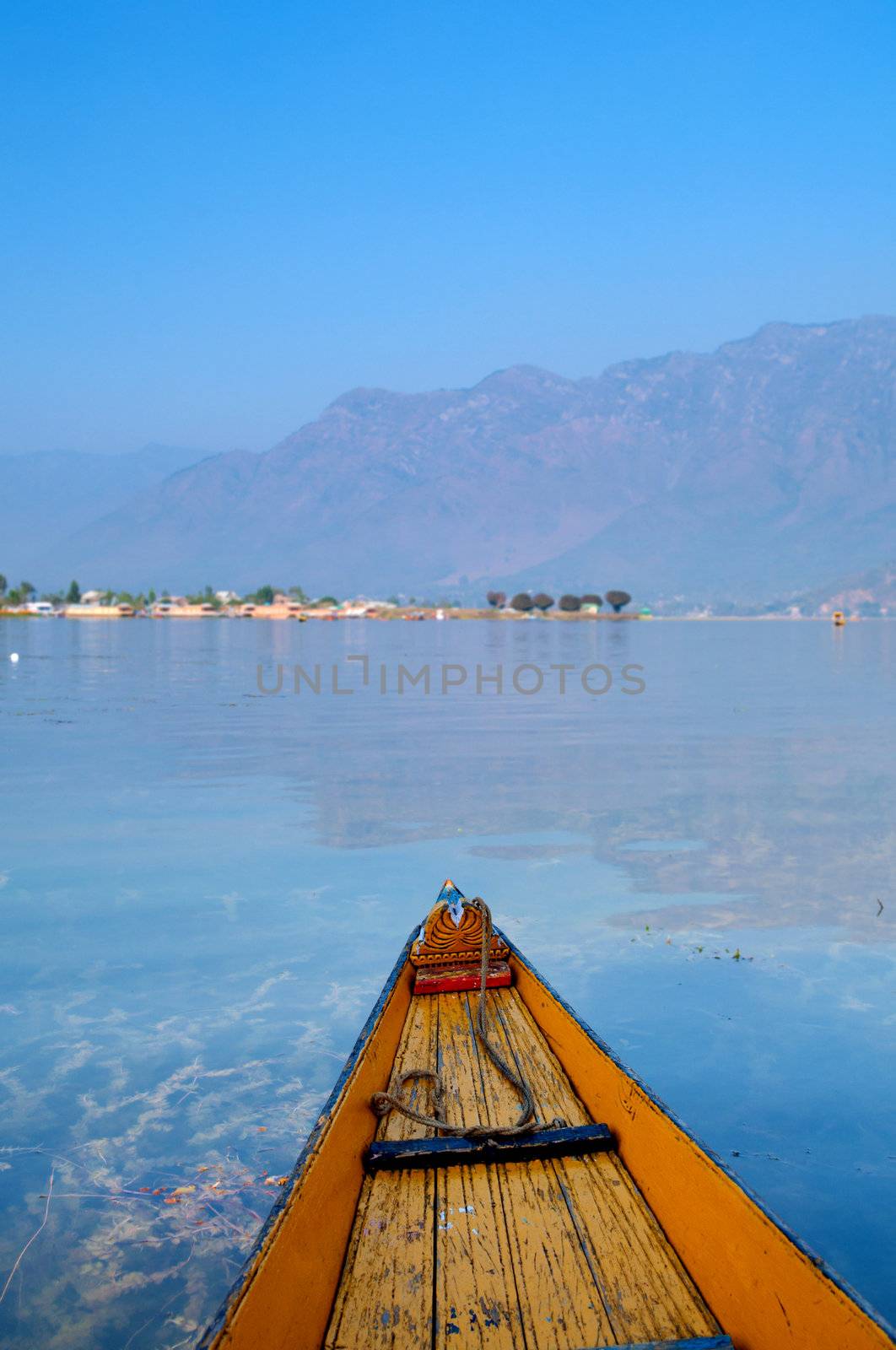Boat around the Dal Lake Srinagar , Jammu & Kashmir state, India