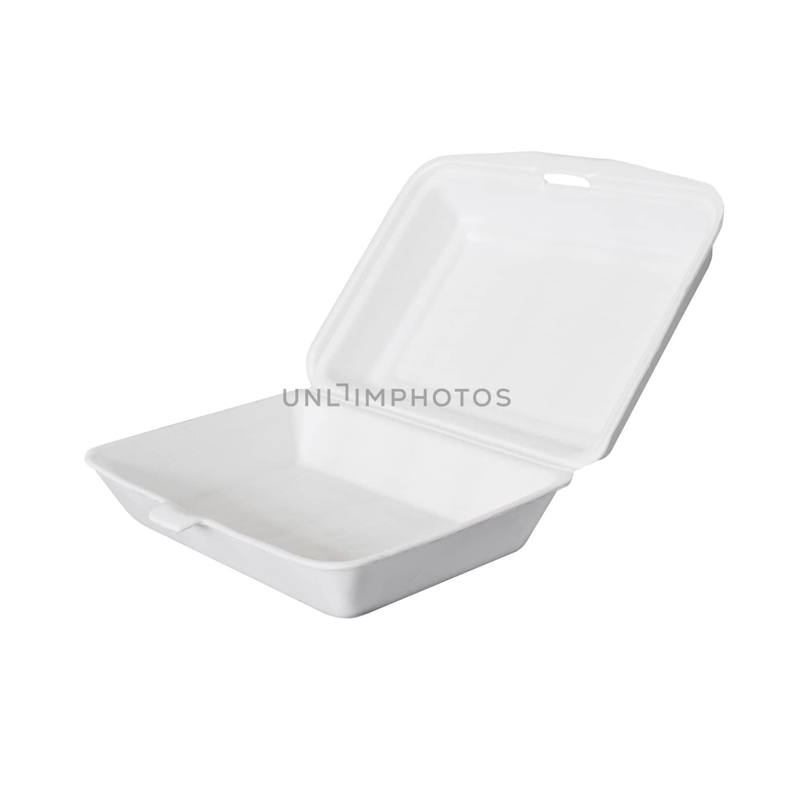 food ware packaging of foam isolated