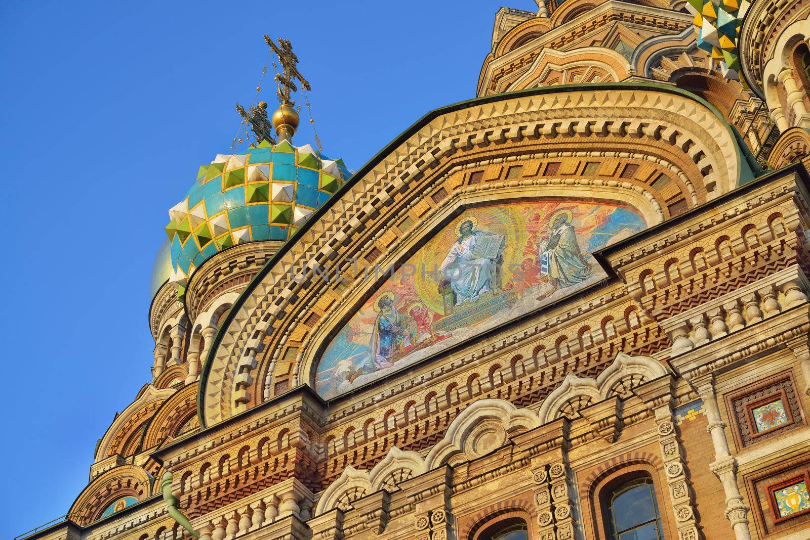 St. Petersburg, Russia, Orthodox Church "Spas at blood"