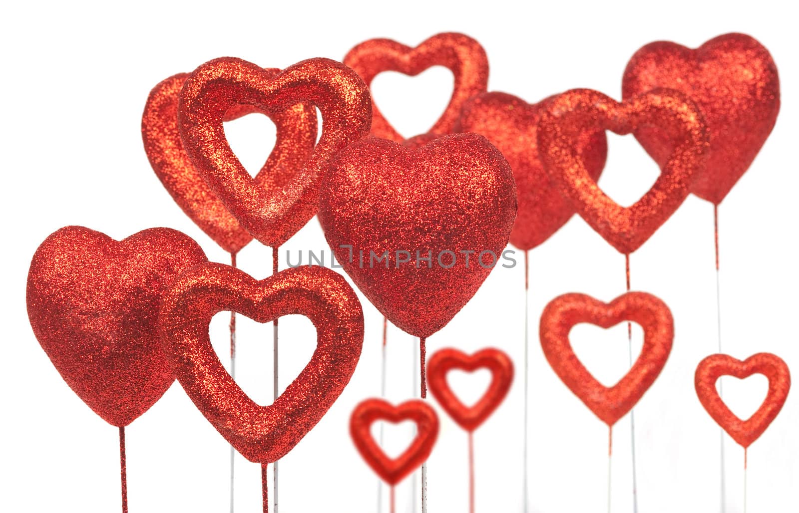 Valentine day hearts