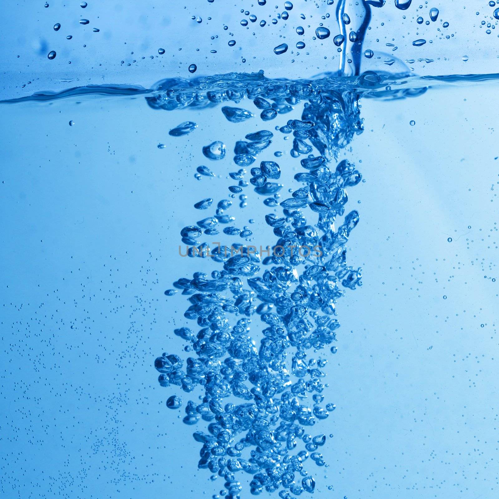 water bubbles macro close up