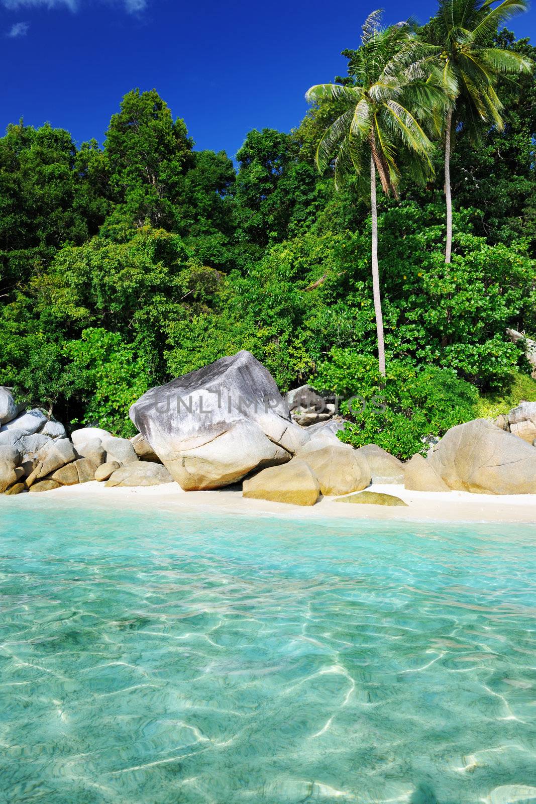 Beautiful beach at Perhentian islands, Malaysia