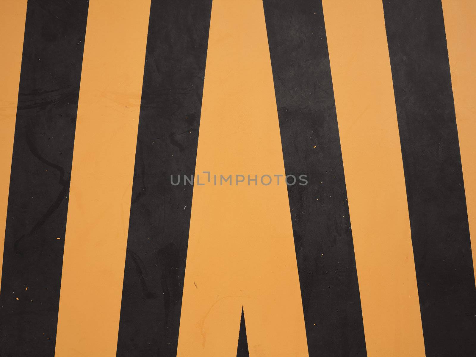 Yellow and black warning sign