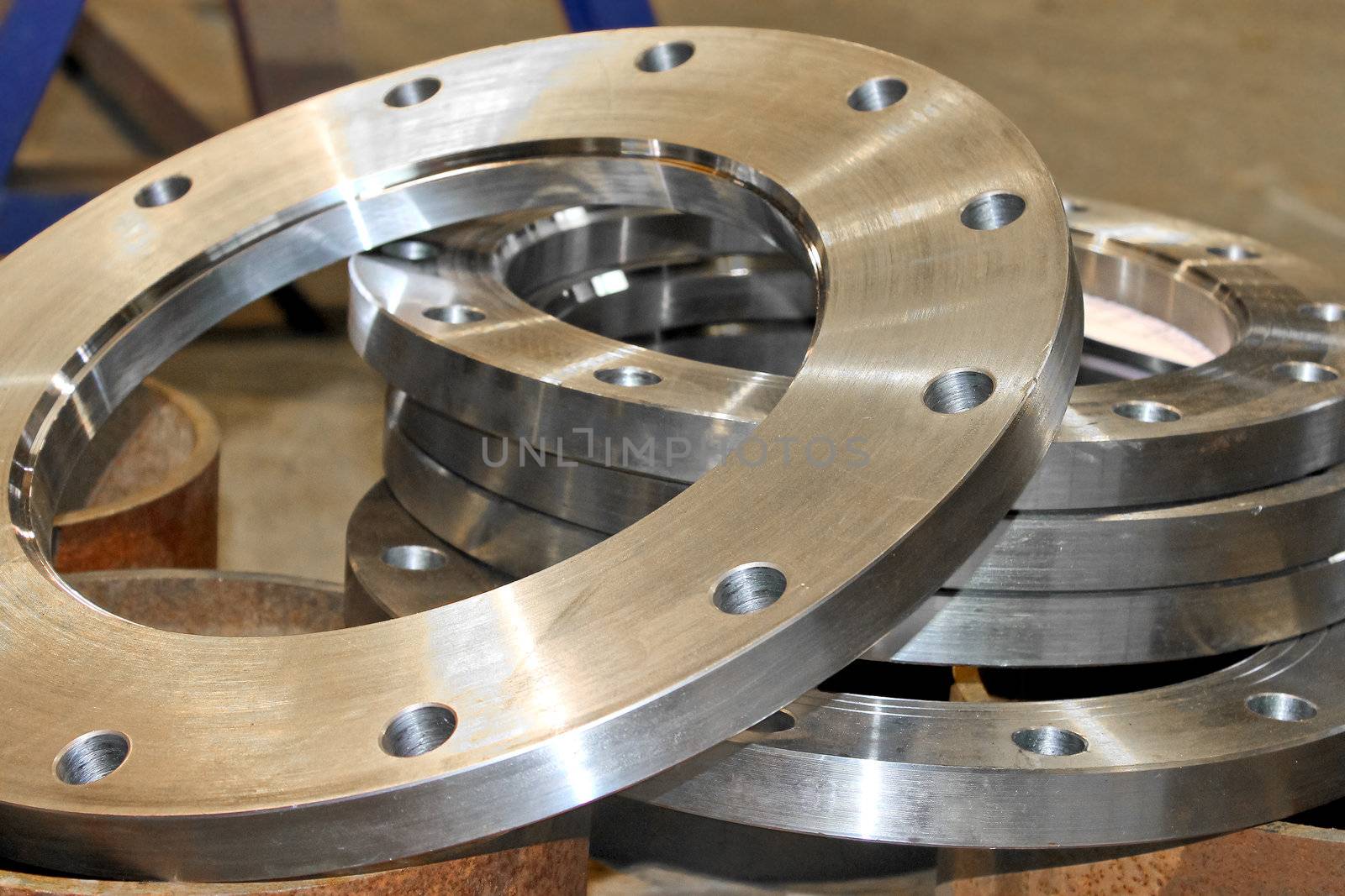 New flanges in the workshop of the plant by NickNick