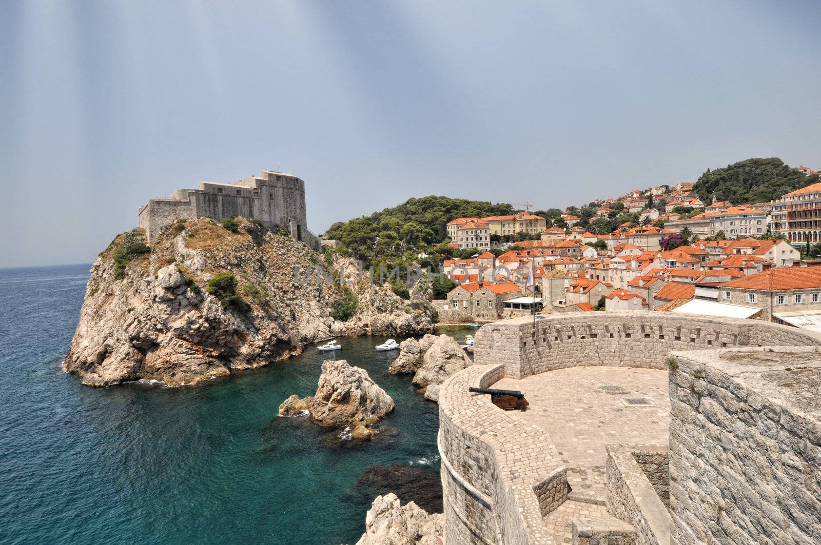 Dubrovnik harbor by pencap