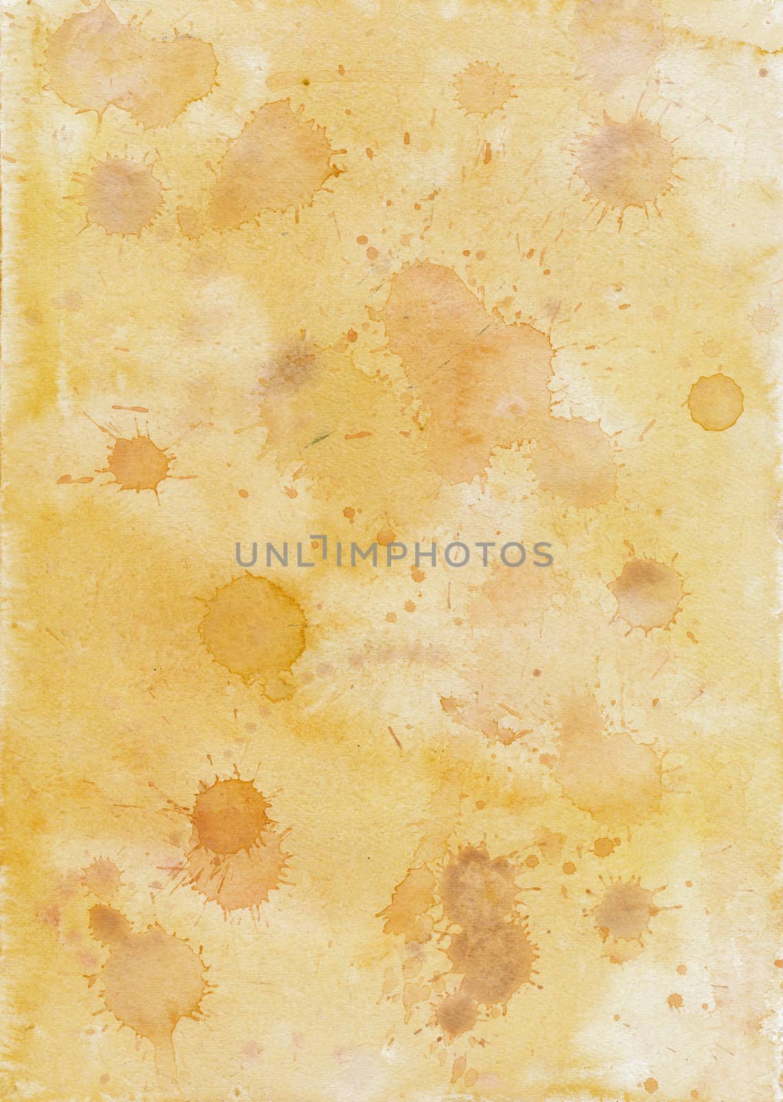 Image of the old dirty paper with blots