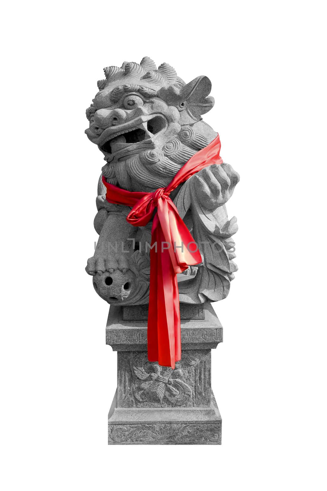 Chinese Guardian Lion Statue by tfjunction