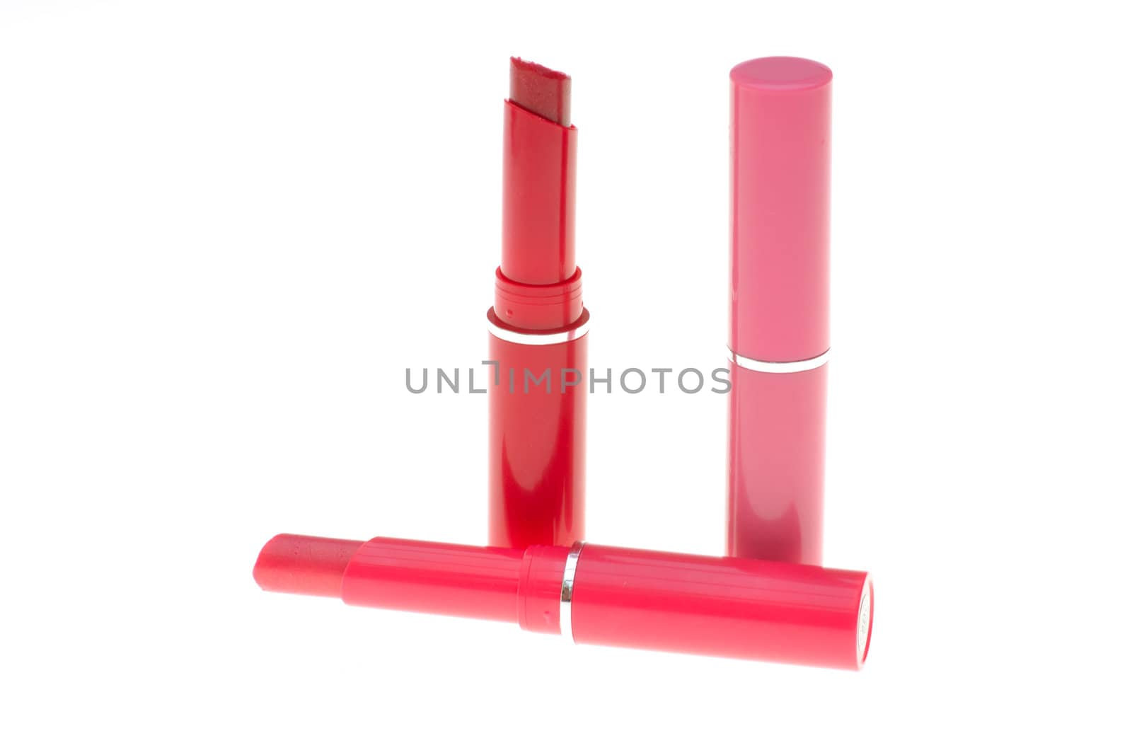 Three red lipsticks