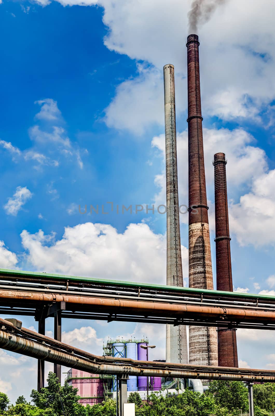industry tubes and chimneys by matthi