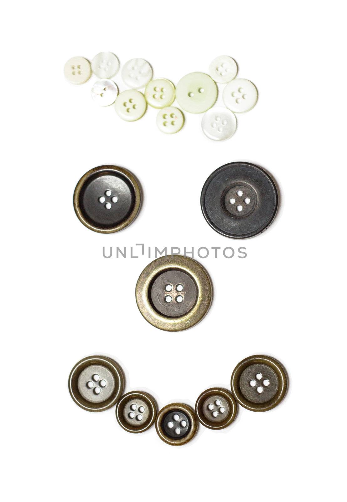 Smiling face buttons by doble.d