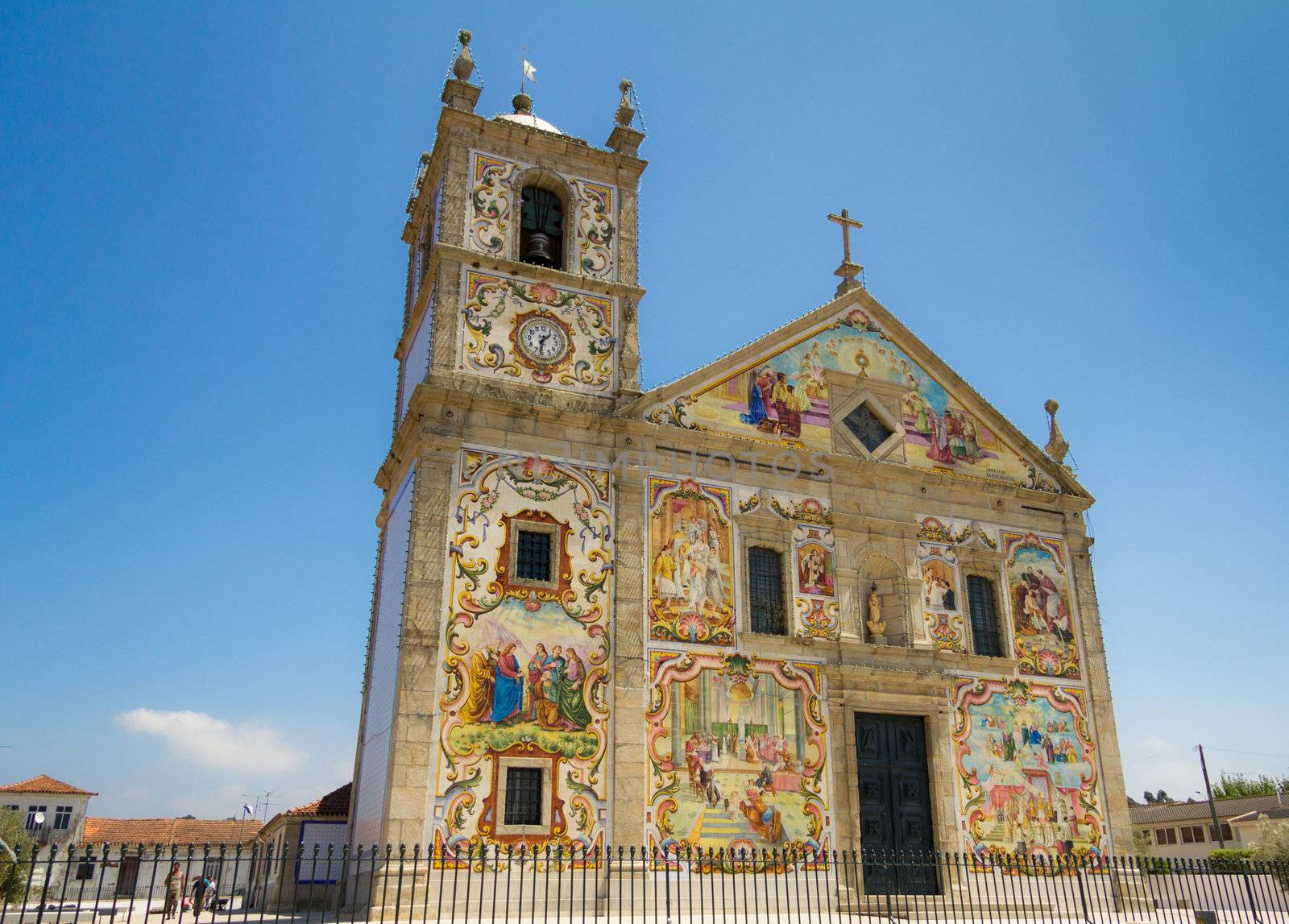 Precious church Matriz de Válega, located in Ovar, municipality of Aveiro, Portugal