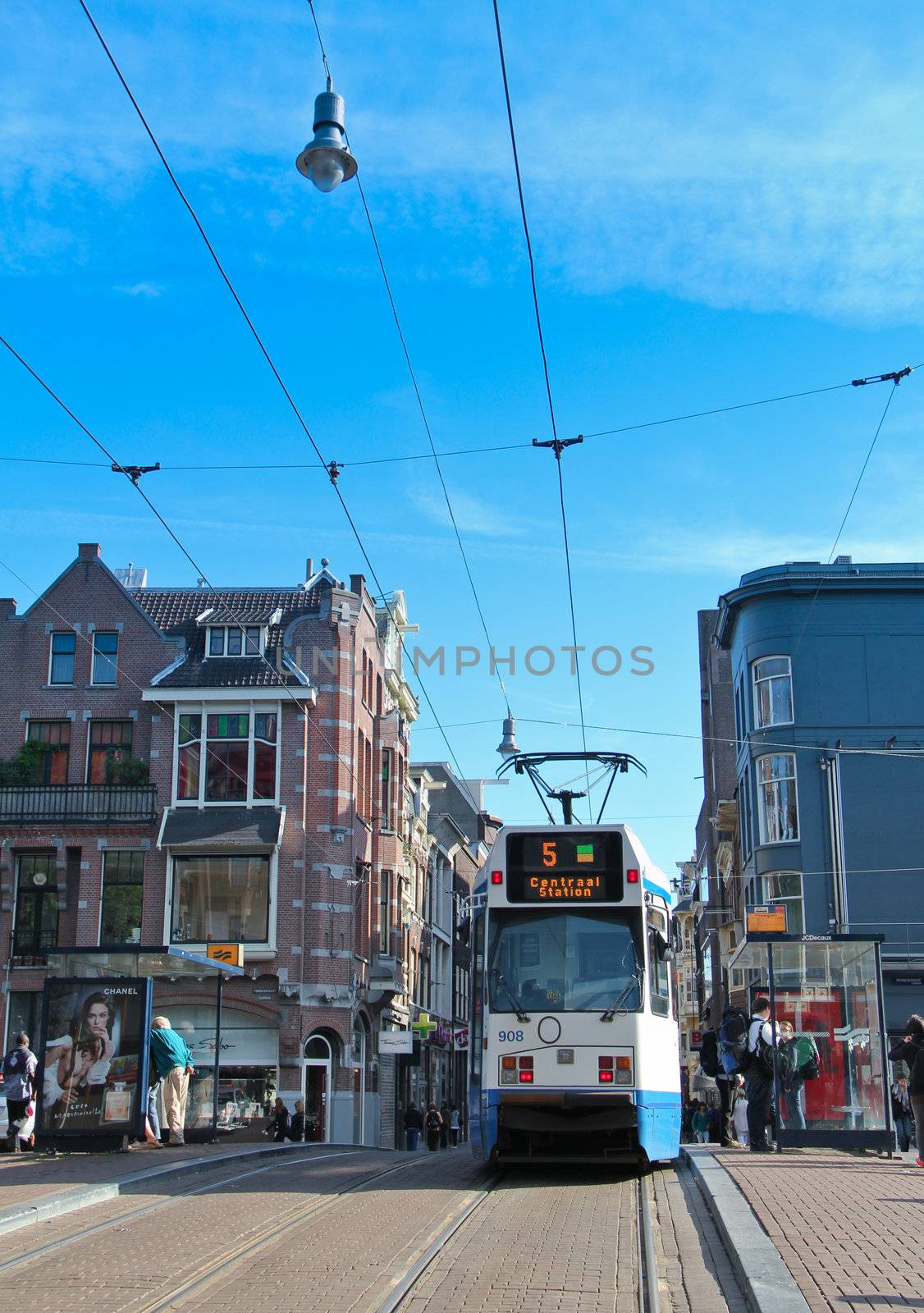 City tram Amsterdam by doble.d
