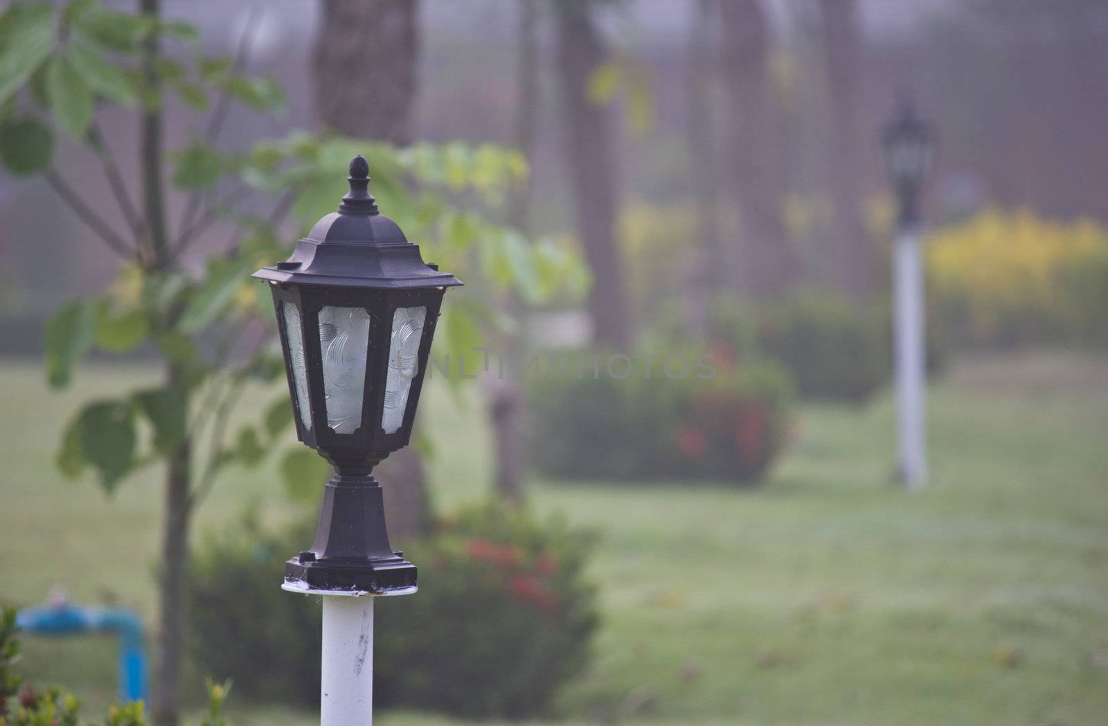 lantern in the resort