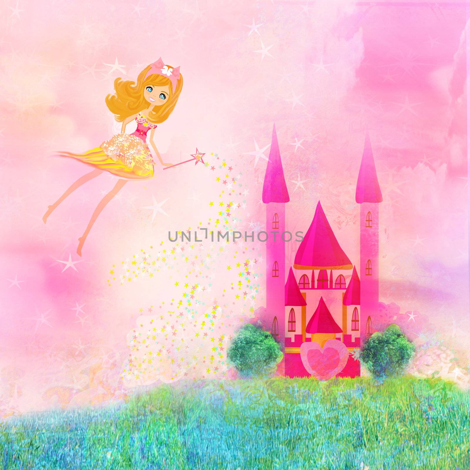 Magic Fairy Tale Princess Castle by JackyBrown