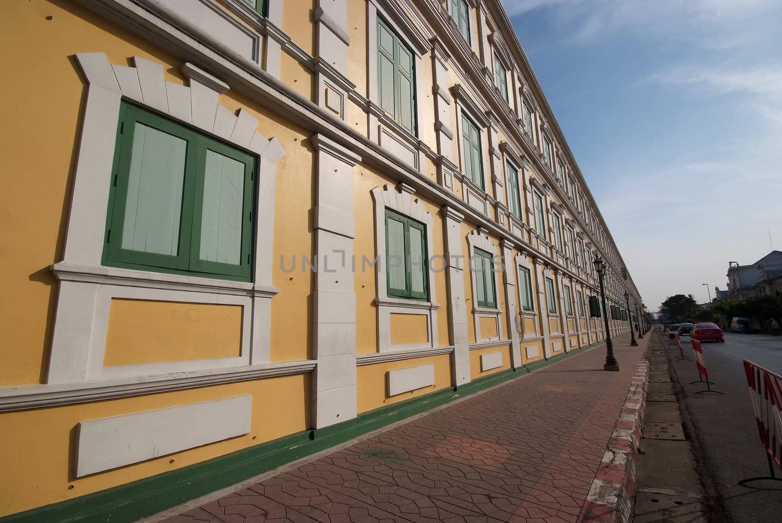 Archaeological site of the Ministry of Defence, Bangkok, Thailand.