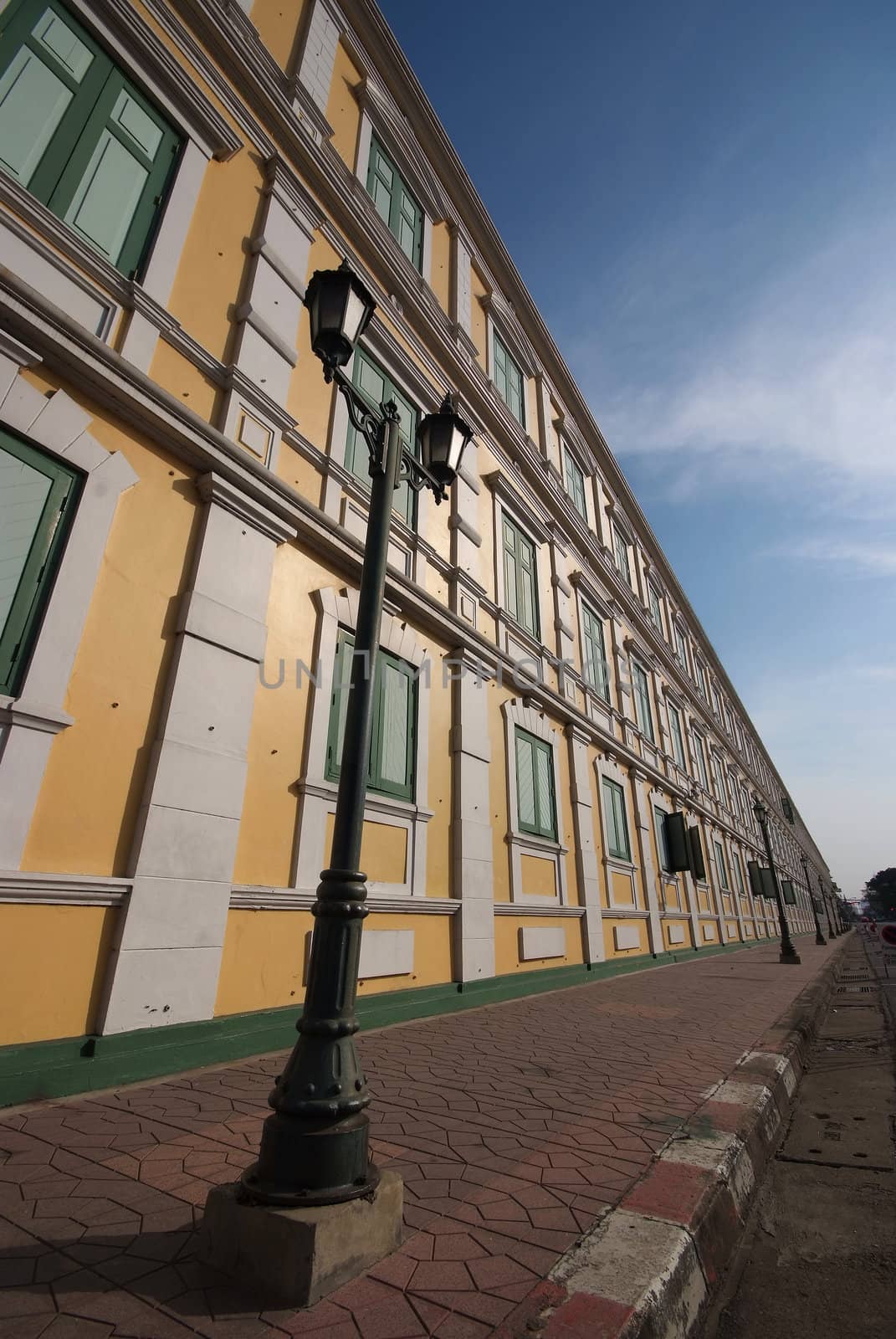 Archaeological site of the Ministry of Defence, Bangkok, Thailand.