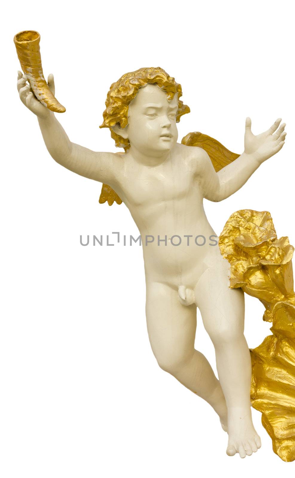 Cupid statue by singkamc