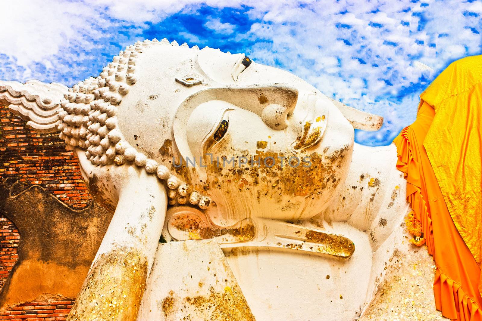 Ayutthaya Historical park, world heritage of Unesco, Thailand