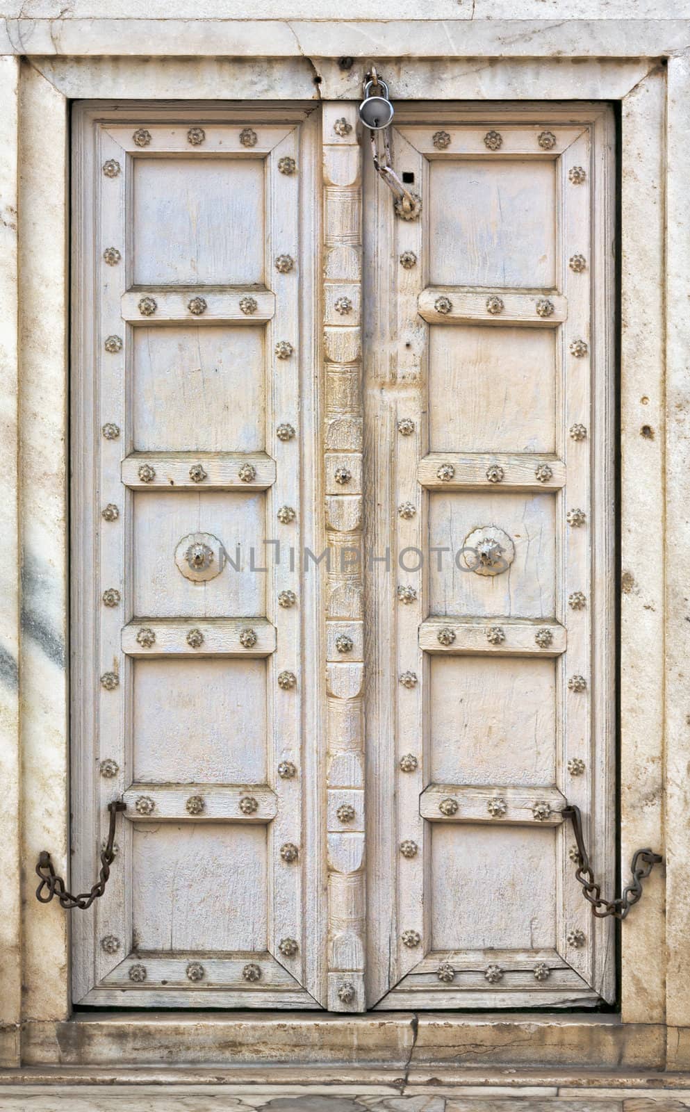 Old wooden door.  by vladimir_sklyarov