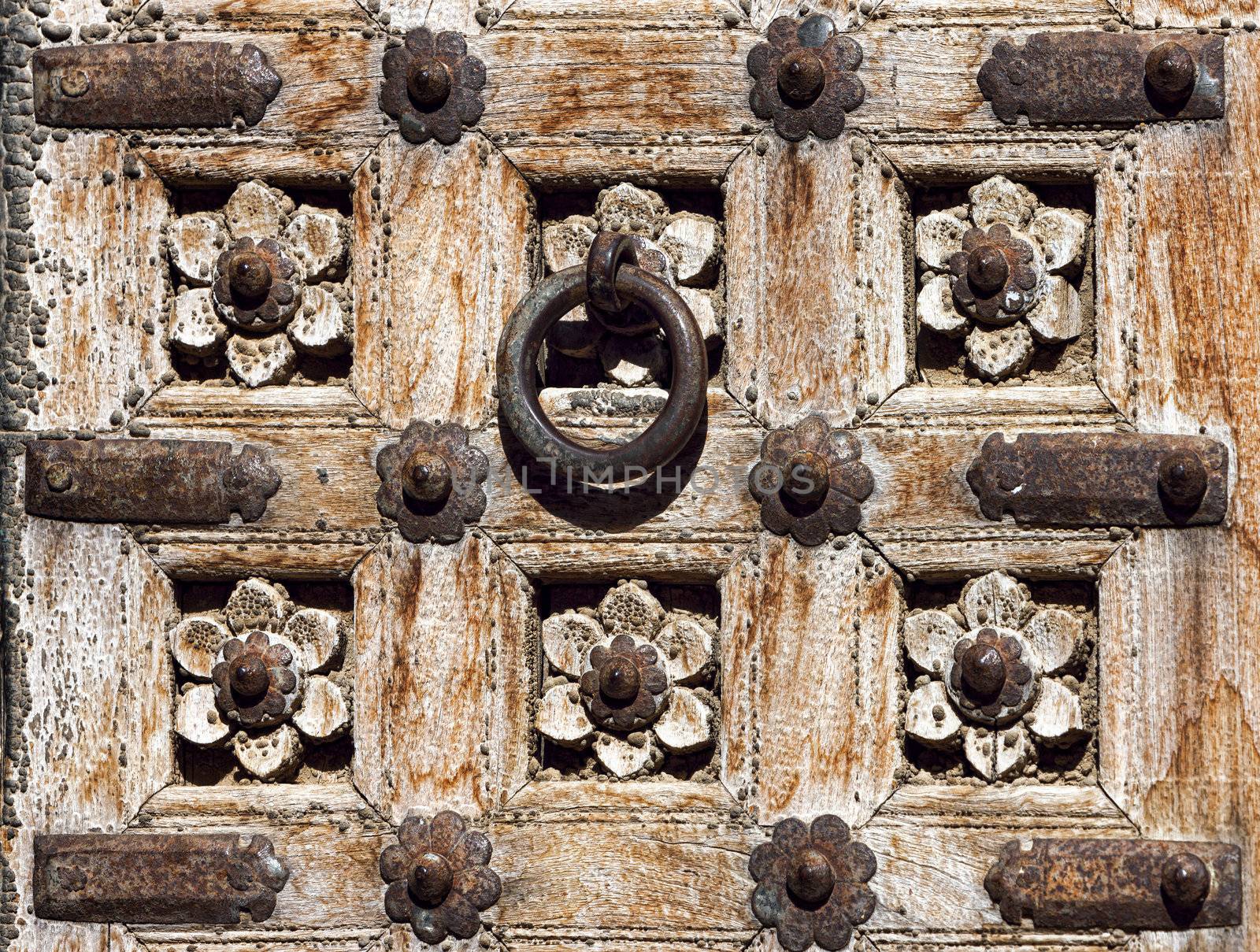 Old wooden door.  by vladimir_sklyarov