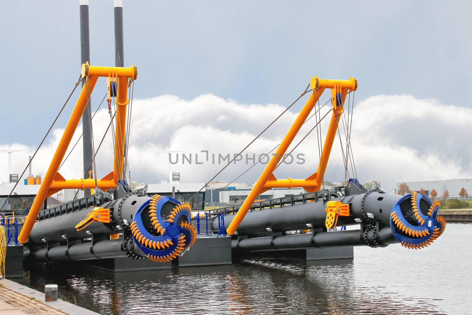 New dredge ship in the Dutch shipyard by NickNick