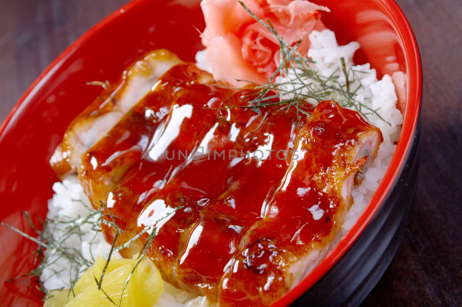 japanese food roast eel - unagi .Japanese cuisine 