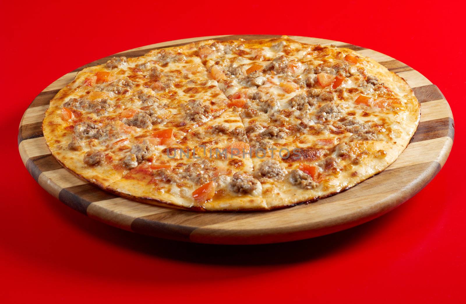 Pizza  homemade . italian kitchen. Studio