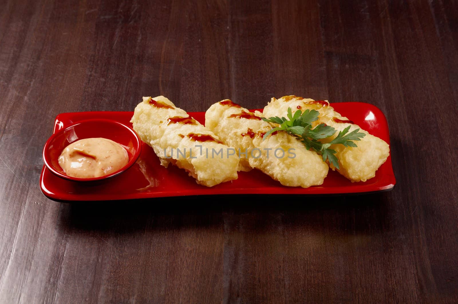  roll spring.traditional japanese food.