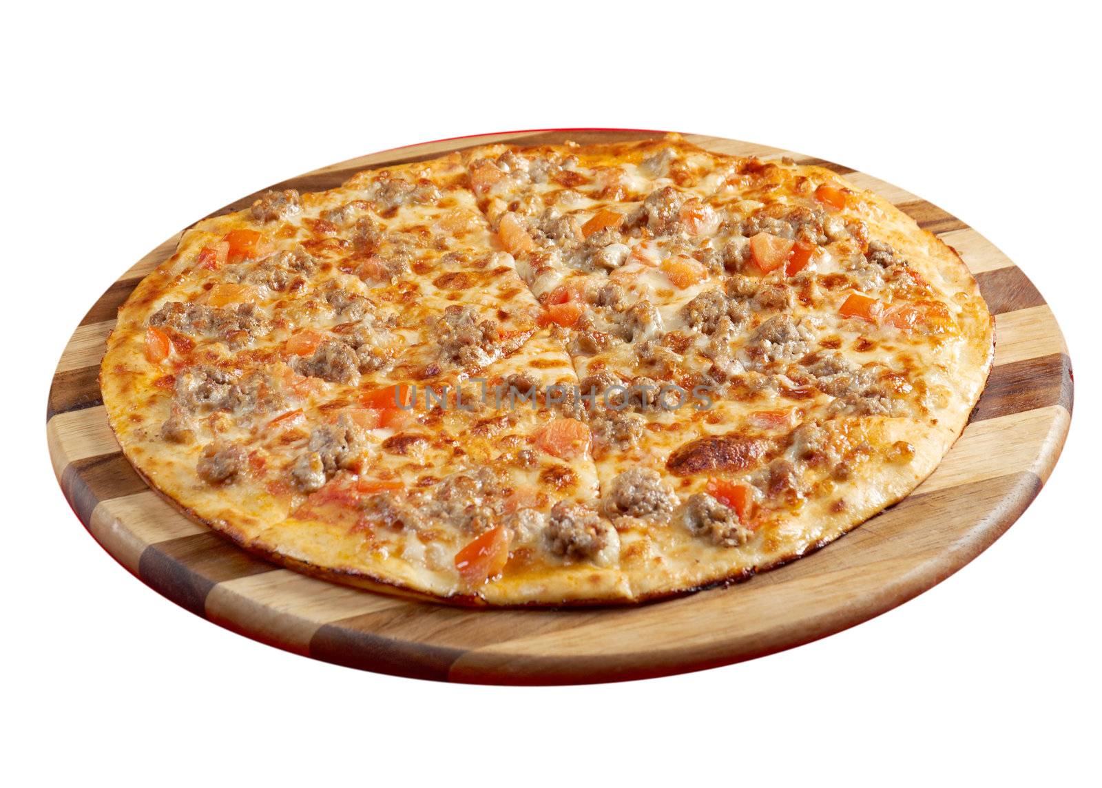 Pizza  homemade . italian kitchen. Studio