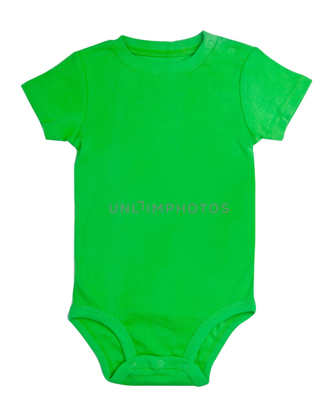 Baby. One Piece Baby Onesie Outfit with Short Sleeves and Snap Front