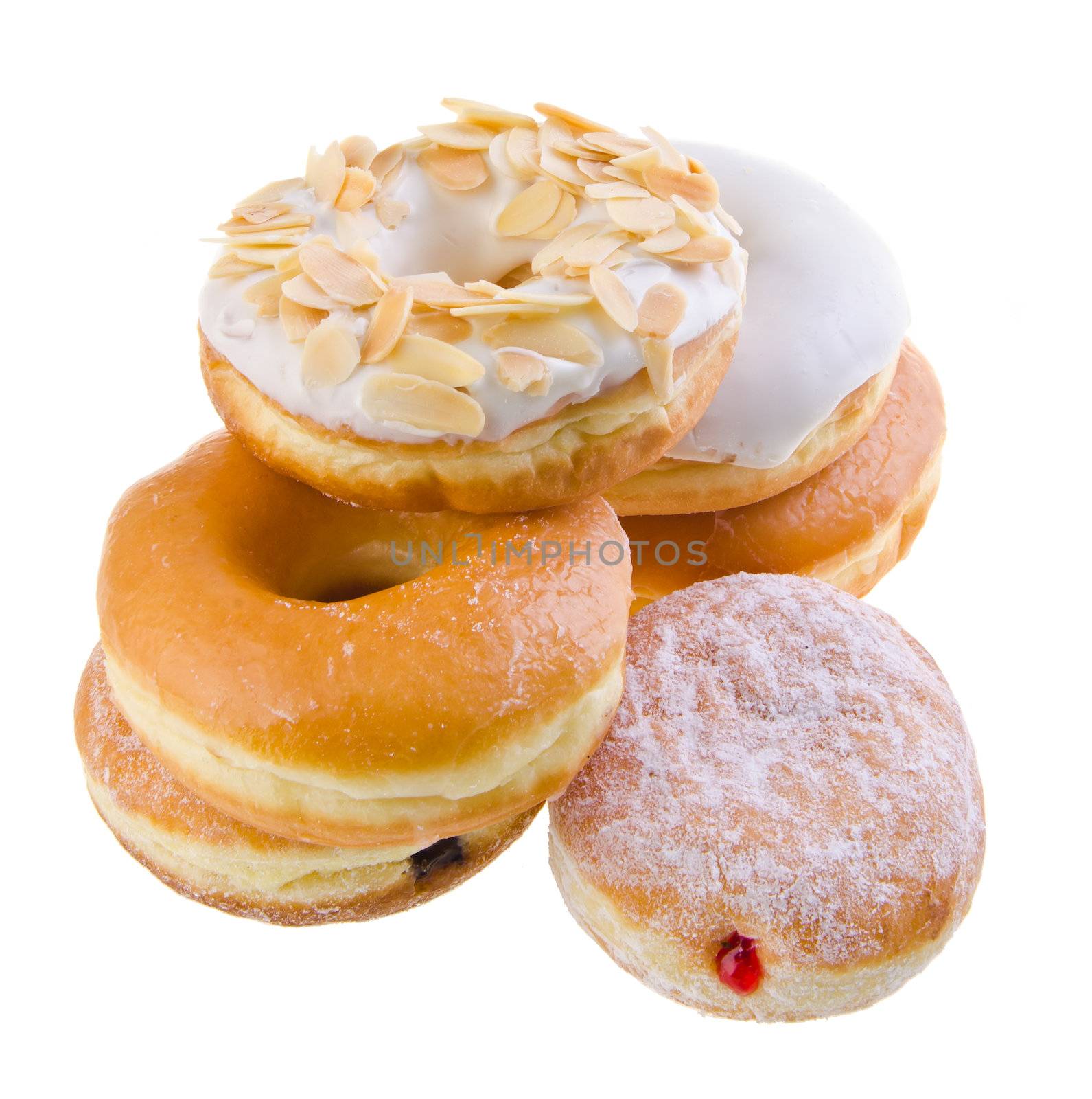 donut isolated on white background