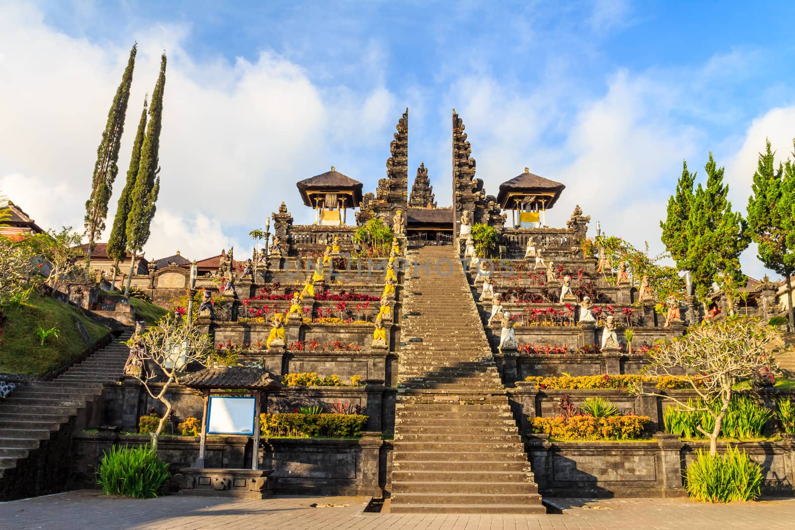pura besakih, the biggest temple in bali, indonesia