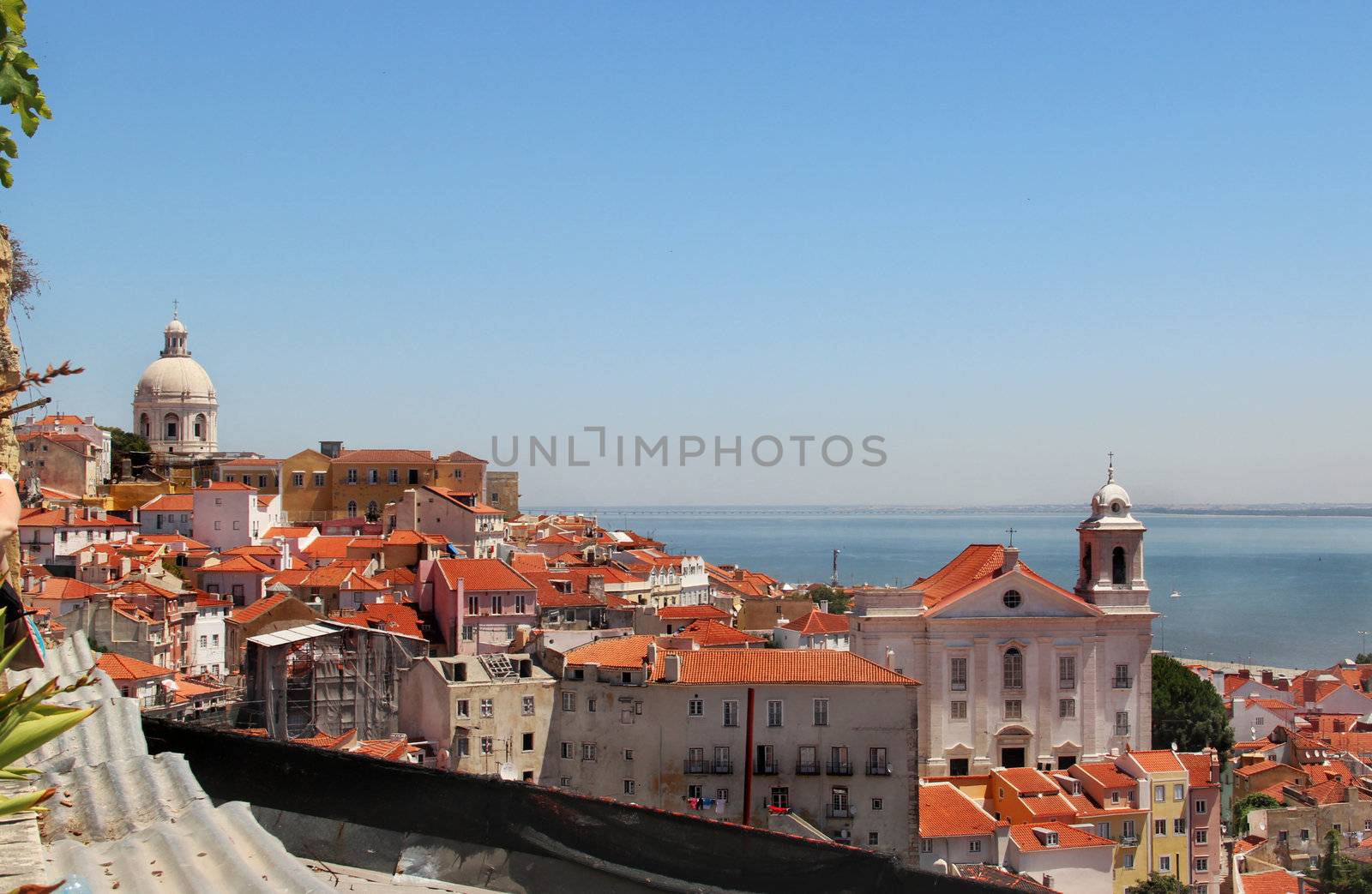 Lisbon panorama, Portugal � buildings, roofs, churches