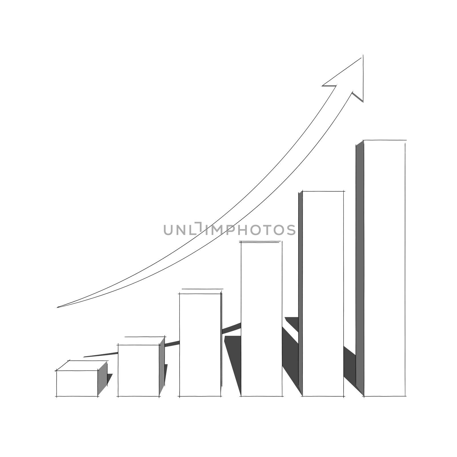 sketch of a bars graph by geargodz