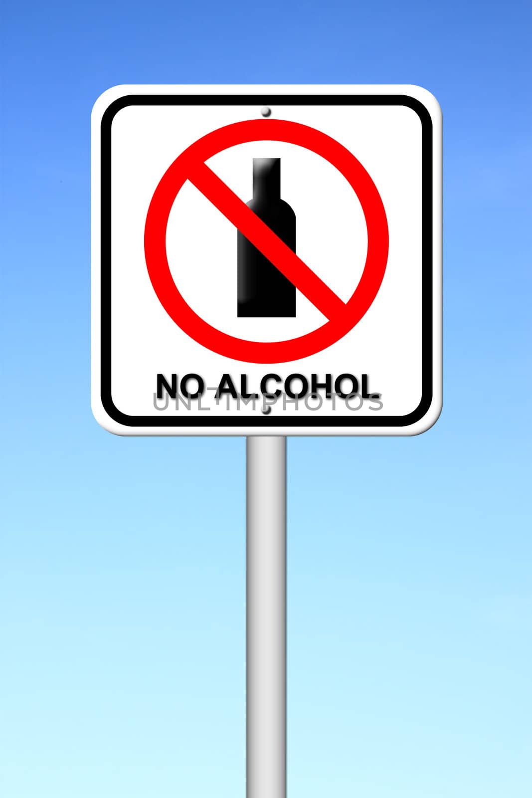 no alcohol sign by geargodz