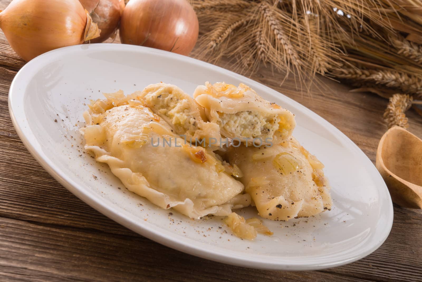  Pierogi.Polish dish 	 by Darius.Dzinnik