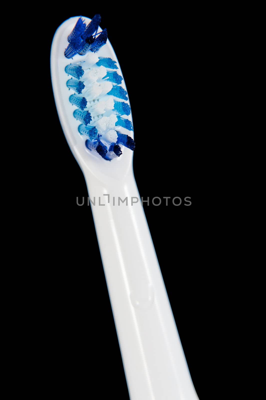 Toothbrush isolated on black background