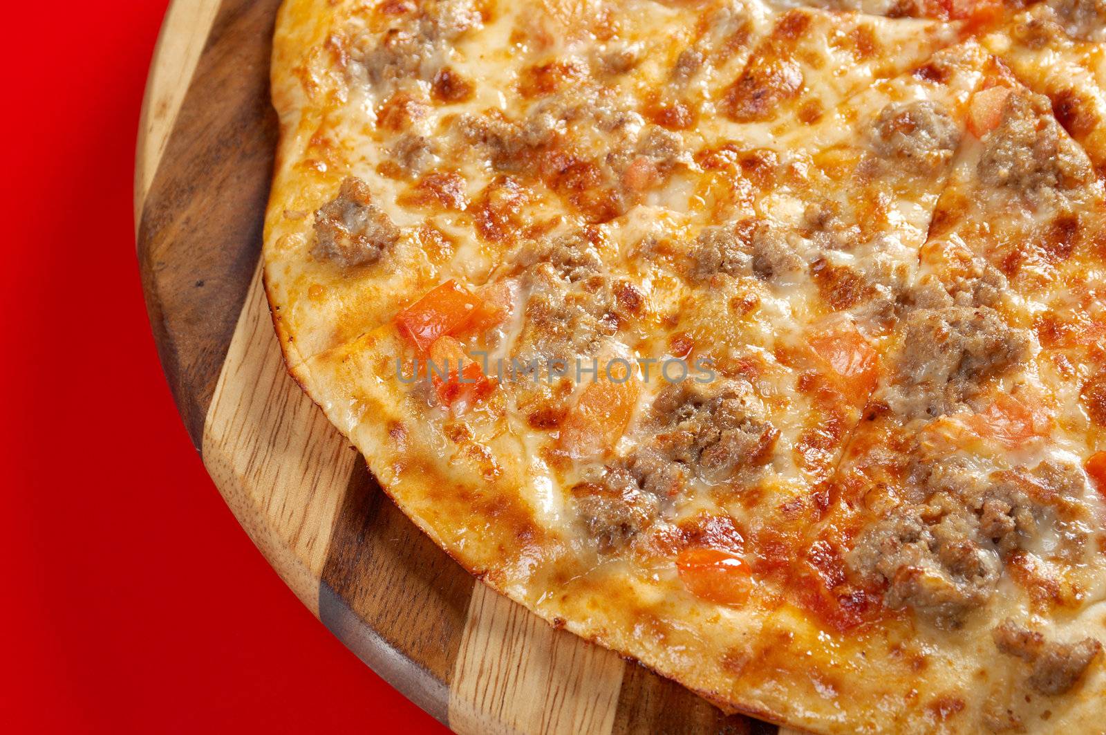 Pizza  homemade . italian kitchen. Studio