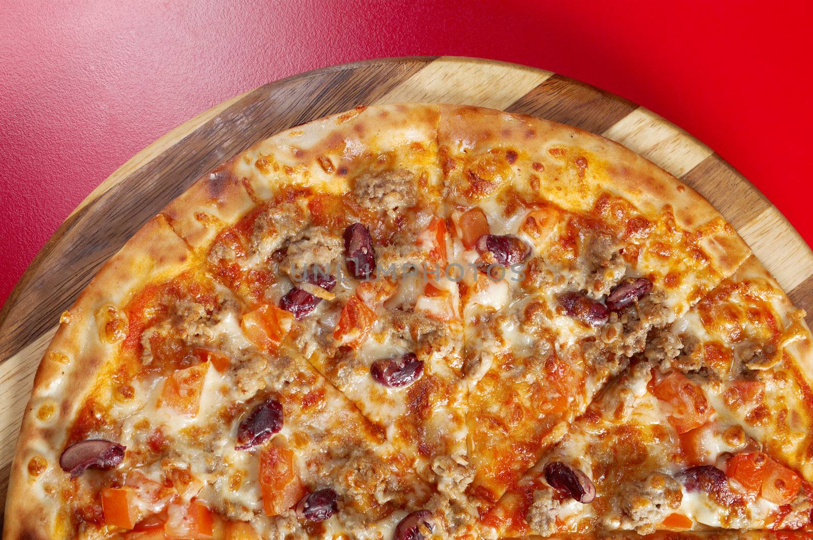 Pizza Neapolitan . italian kitchen. Studio