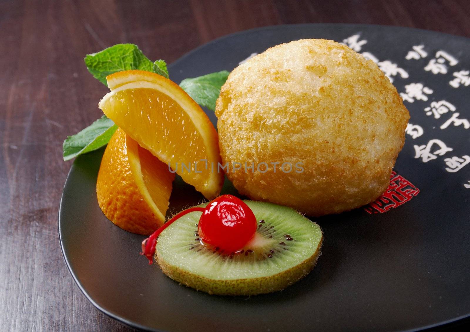 roasted icecream.chinese cuisine 