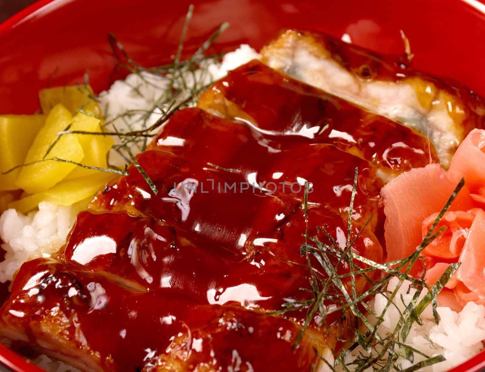 japanese food roast eel - unagi .Japanese cuisine 