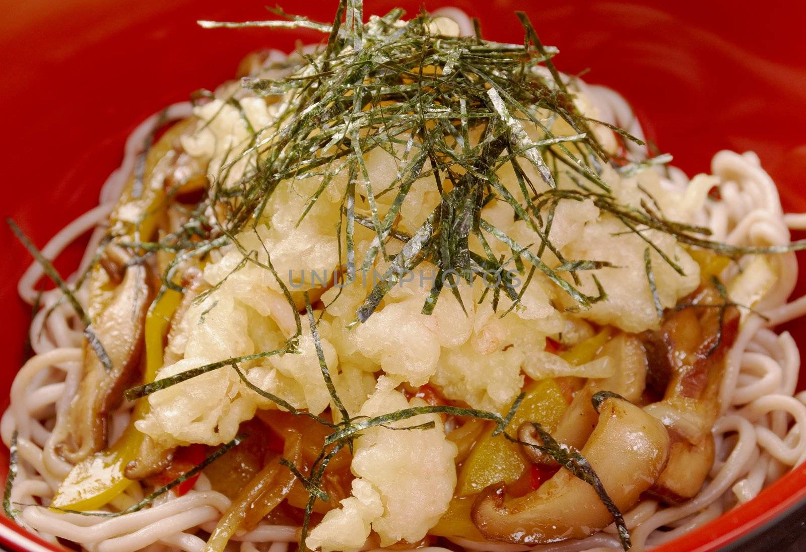 Noodles with mushroom