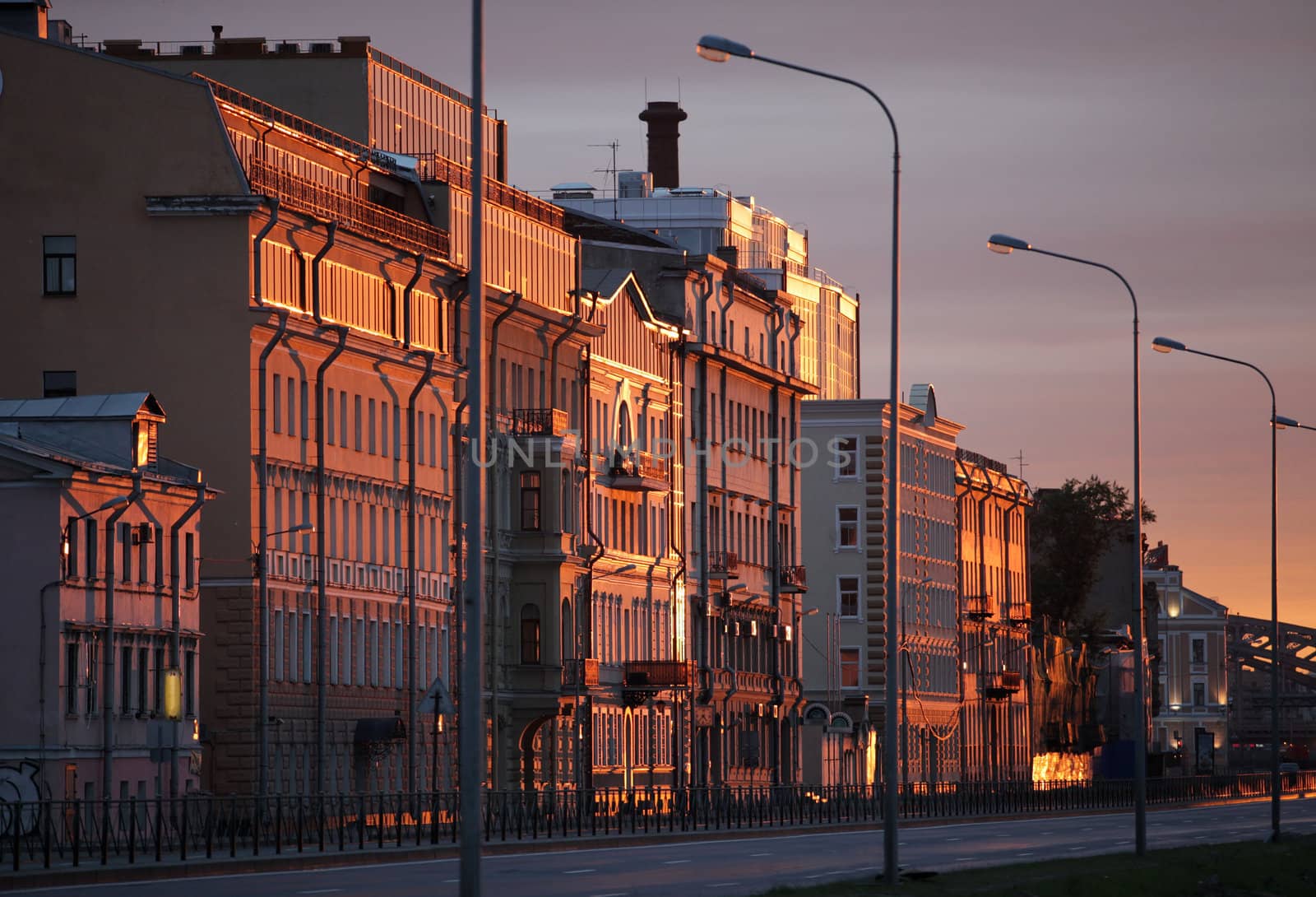 Saint Petersburg  view of the house in the morning