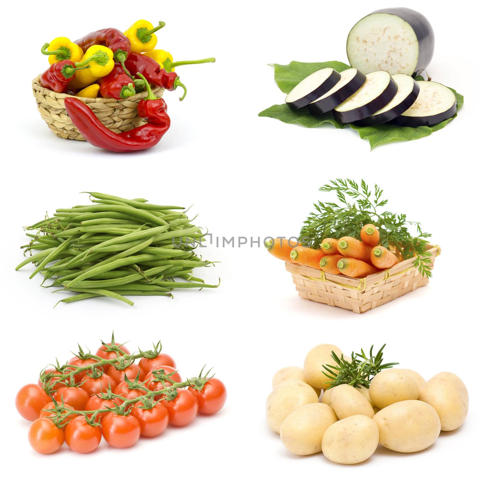 collection of fresh vegetables by miradrozdowski