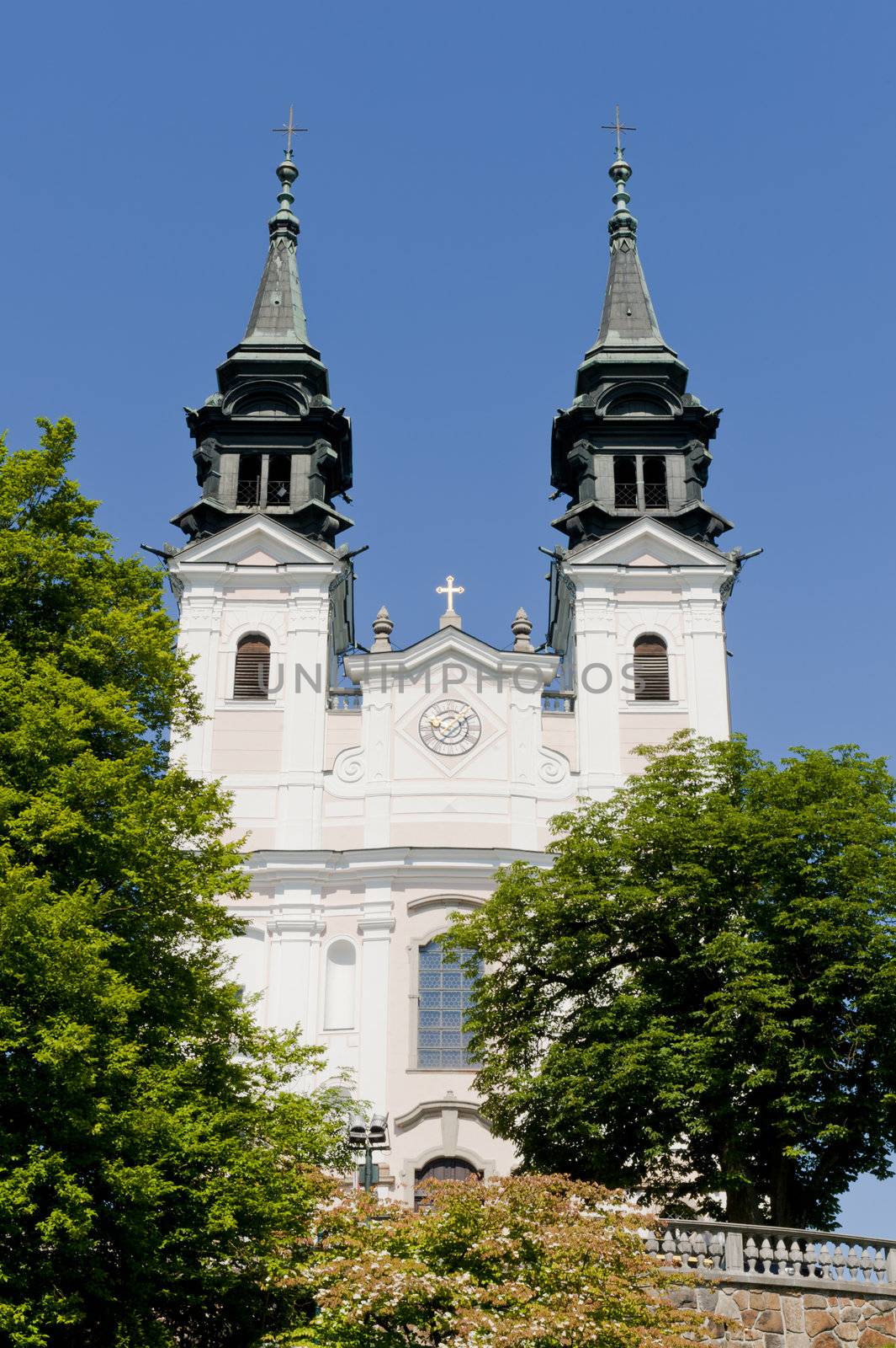 Poestlingberg, a famous pilgrimage church in Linz, Austria