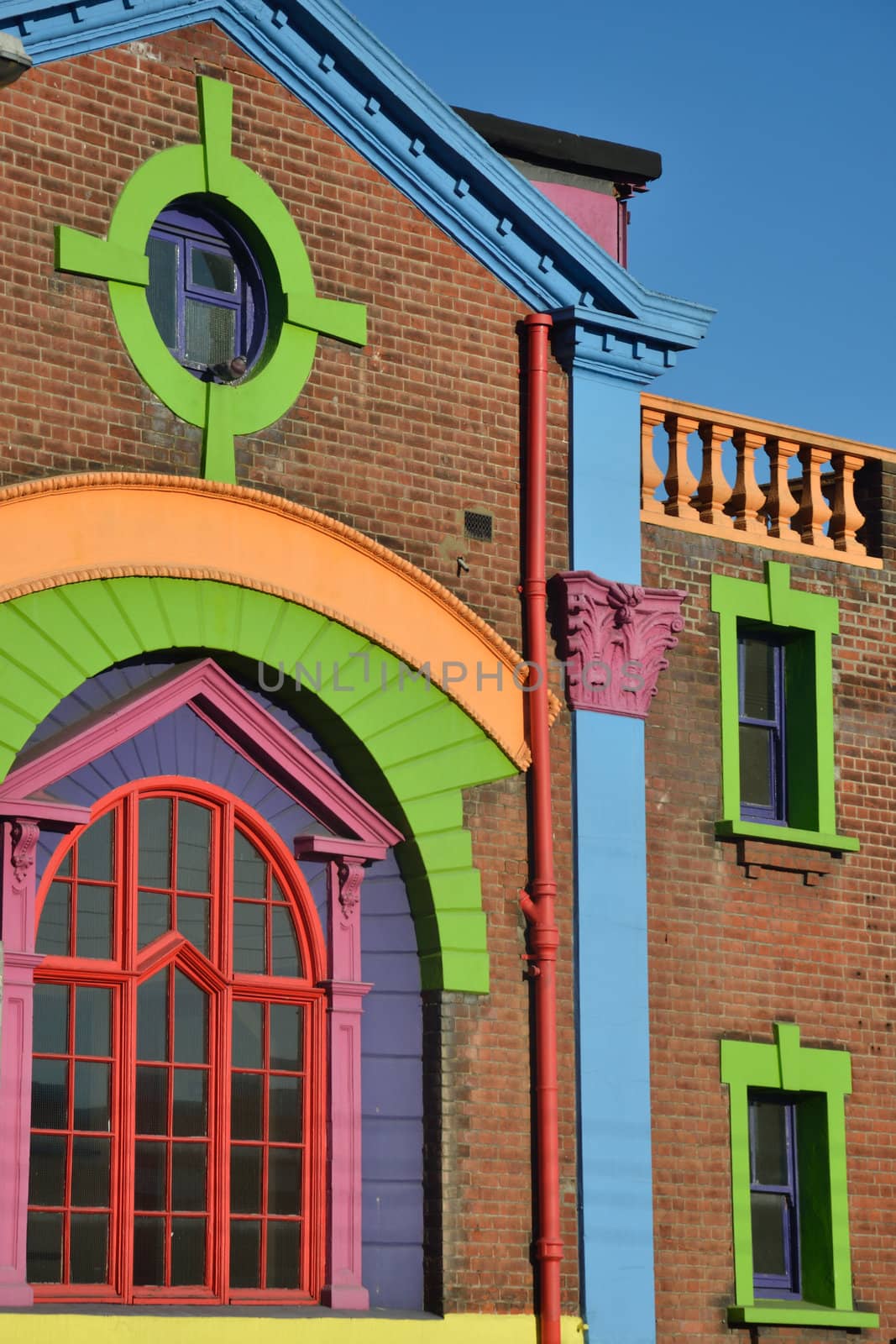 Bright Brick Building