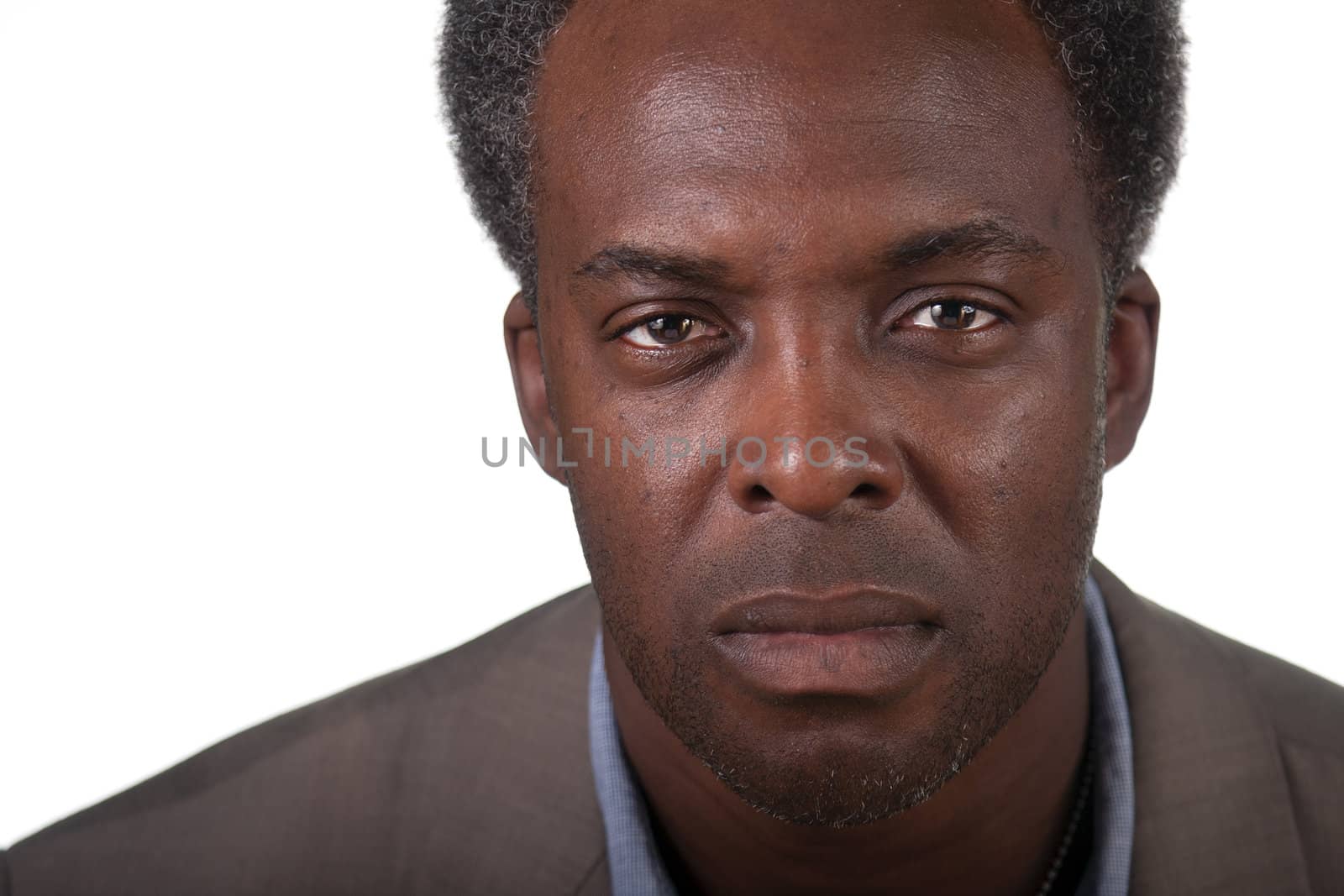 black male headshot by GunterNezhoda